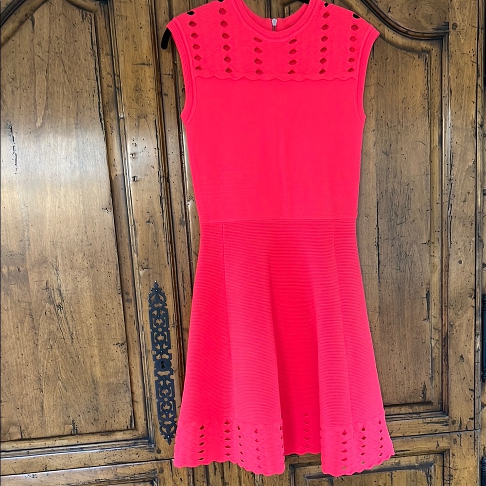 Elegant Pink Sleeveless Dress